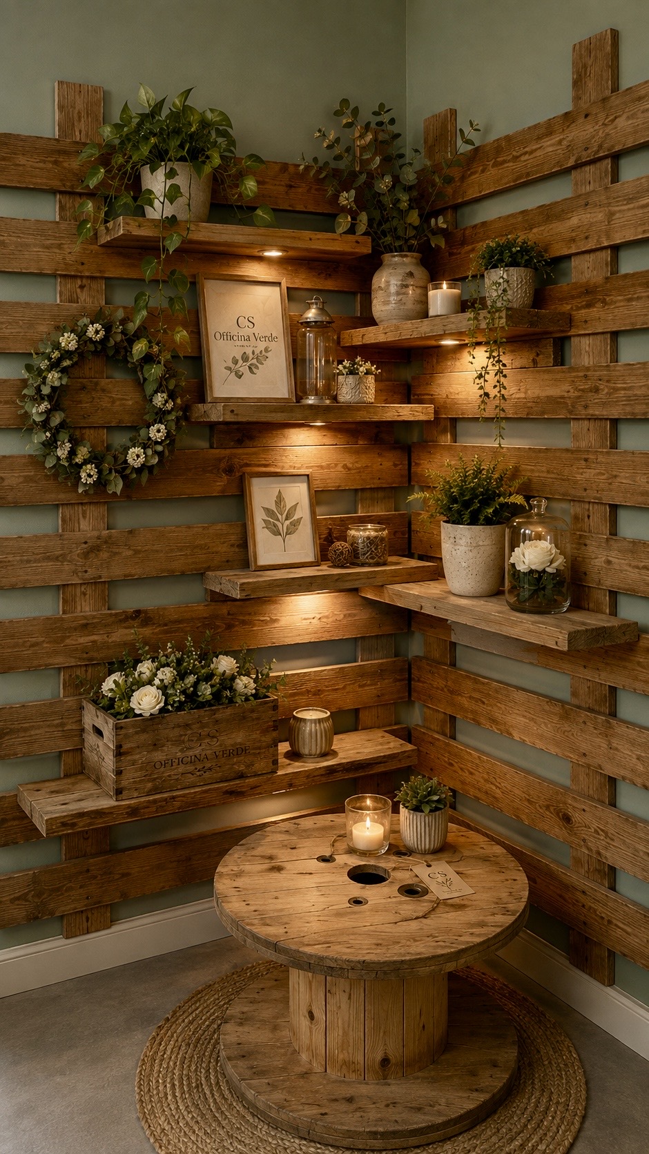 Atmosfera e decorazione artigianale di CS Officina Verde