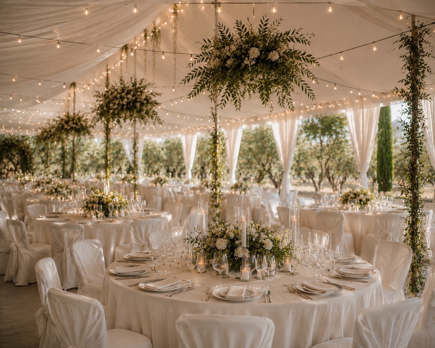 Allestimento floreale per matrimonio, cerimonia o evento